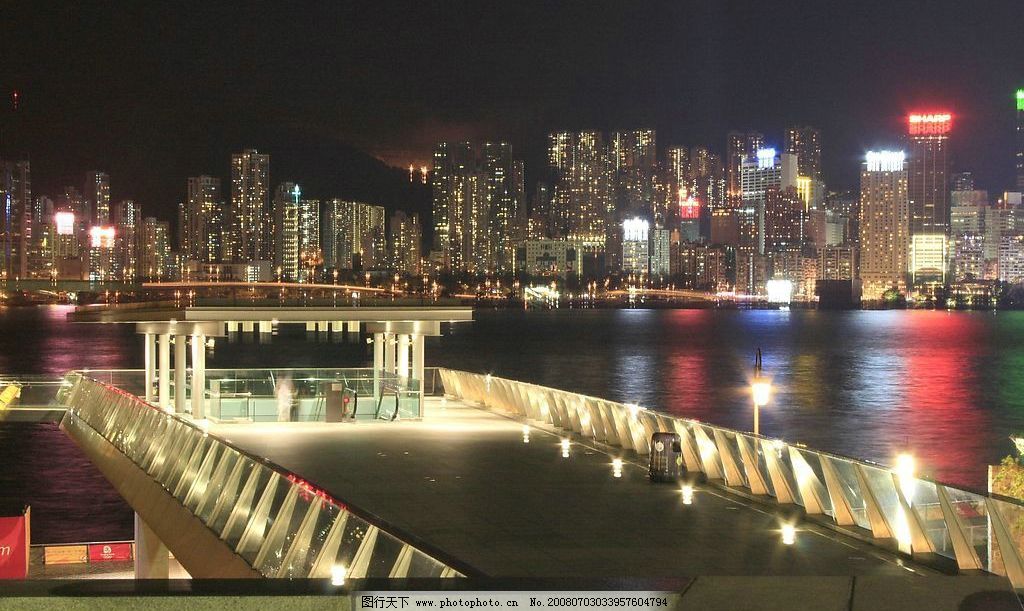 香港夜景最新图片，璀璨光影的都市魅力