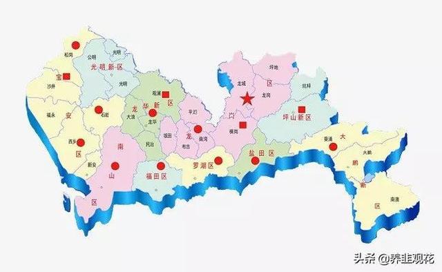 深圳最新区域图揭示发展迅猛与未来蓝图