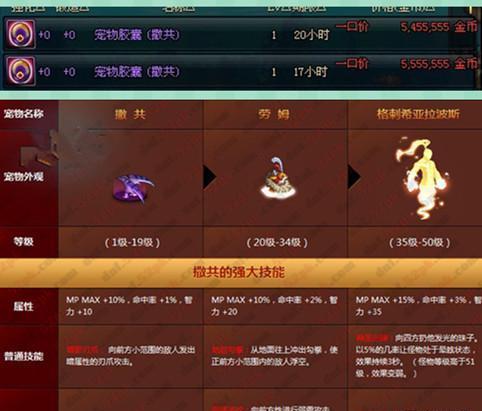 DNF最新宠物，玩家的新伙伴与助力神器上线啦！