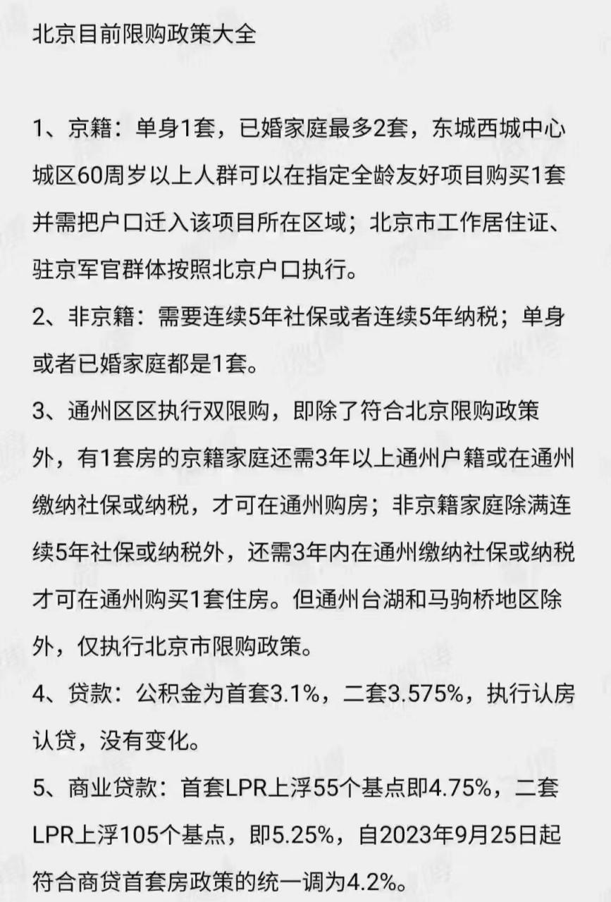 北京购房最新政策,专家意见解释定义_顶级款29.47.95