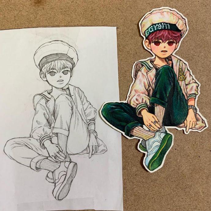 动漫人物线描画,快速计划设计解答_特供款76.27.77